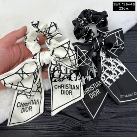 Резинки для волосся 10356 (23 см.) Ціна за 2 шт.